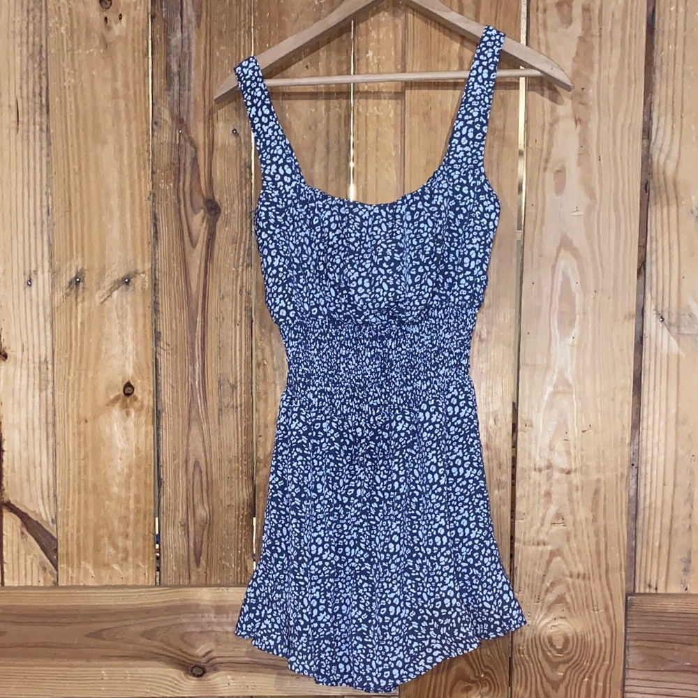 Blue Patterned She+Skye Romper